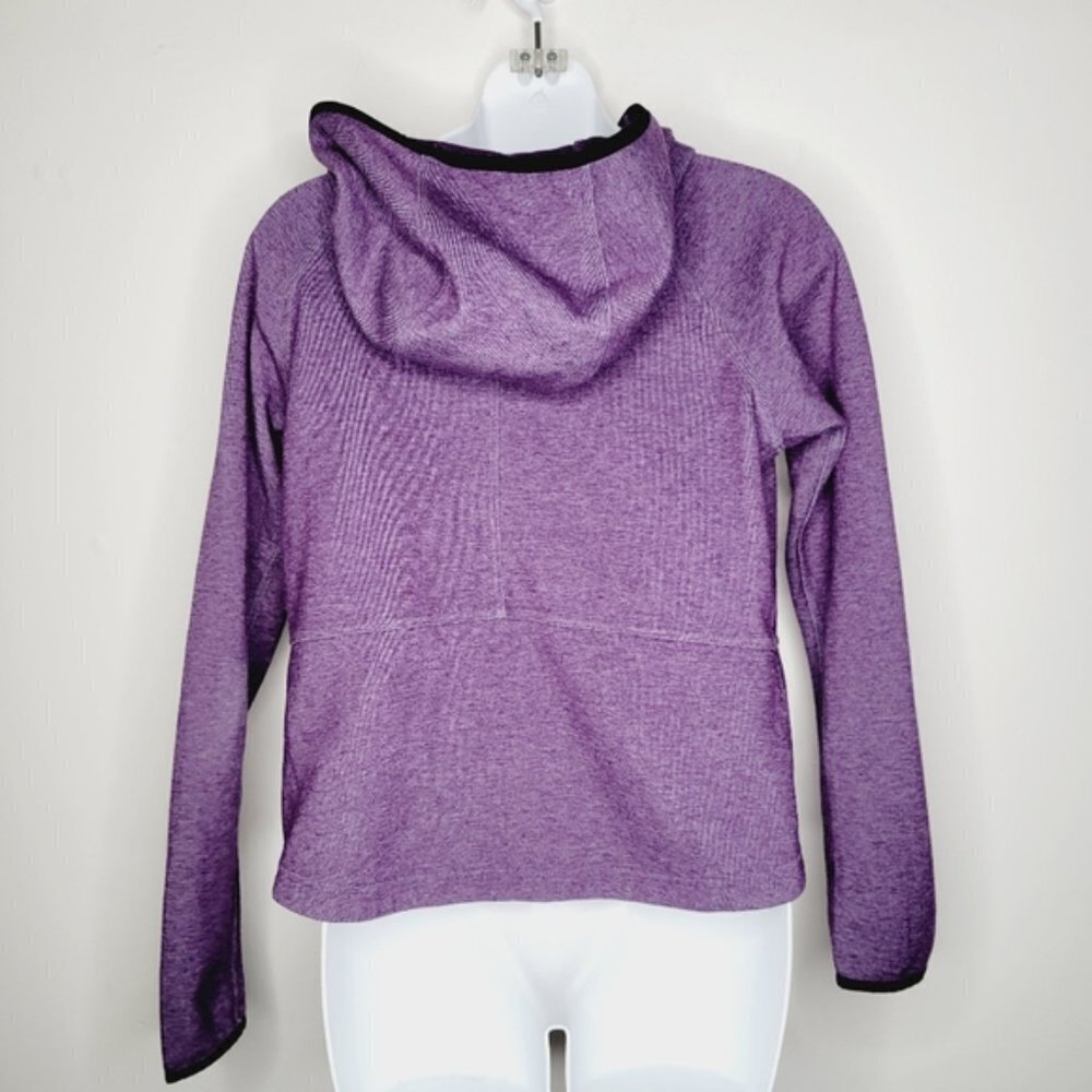 Layers 8 Heathered Purple Zip Up Hoodie - Picture 6 of 8